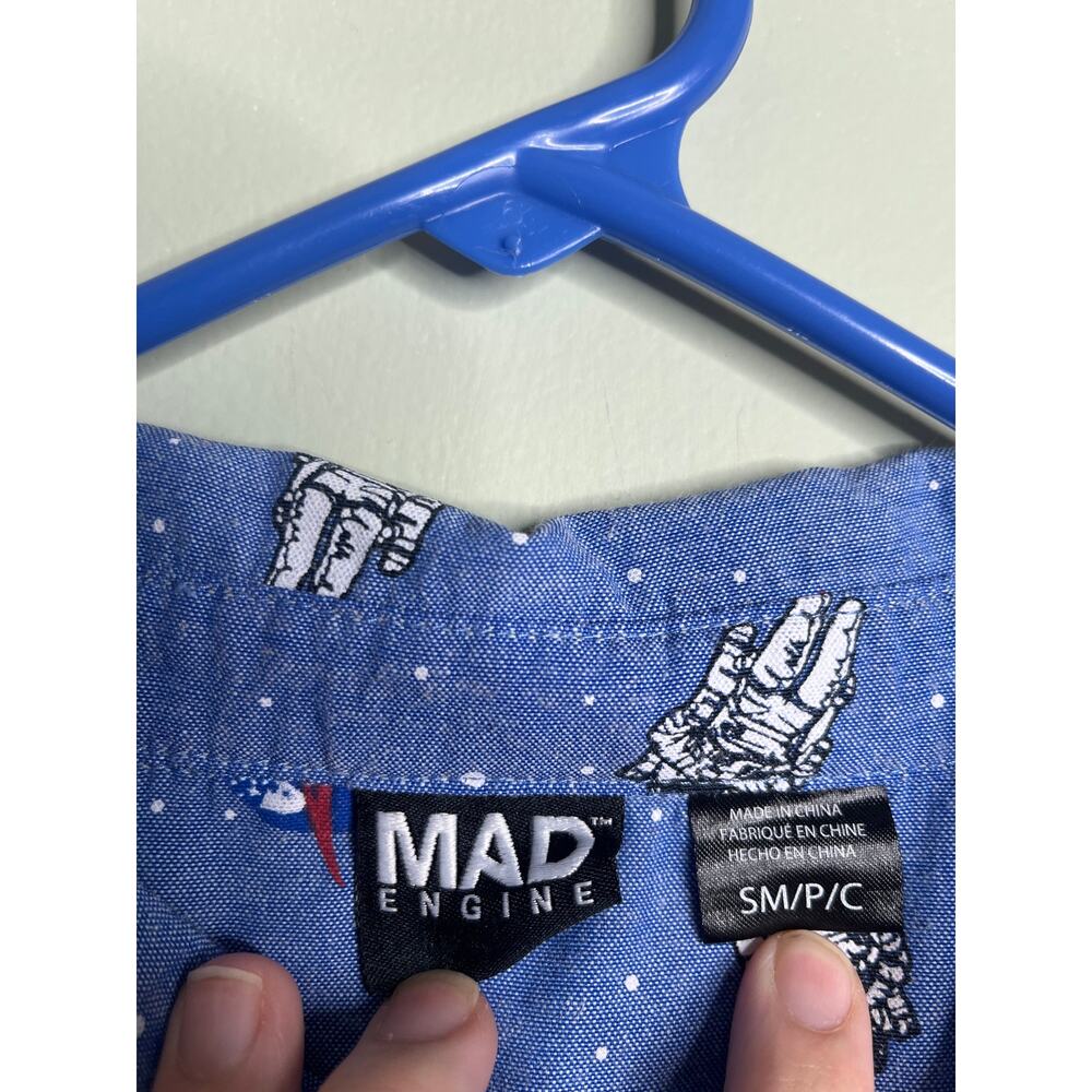 Mad Engine NASA Button Up Small - Picture 2 of 5